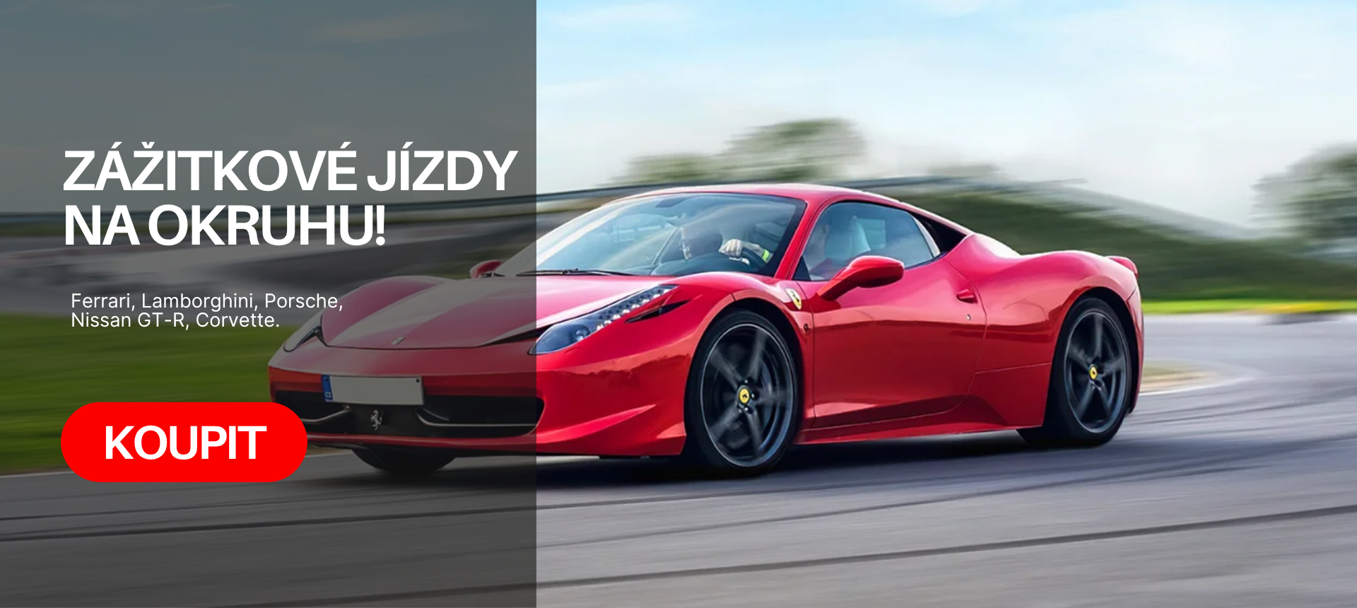 ZÁŽITKOVÉ JÍZDY NA OKRUHU!
